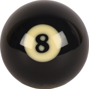 RBSAP_08 Super Aramith Pro Replacement Ball – #8 | Golden Break Billiards